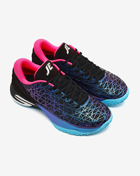Skechers Skx Je 1 Erkek Siyah/mavi/açık Pembe Basketbol Ayakkabısı 253030 BBLP-5