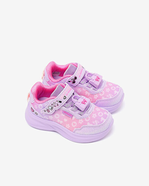 Skechers Power Jams 2.0 Küçük Kız Çocuk Mor Spor Ayakkabı 302199N LVMT-4