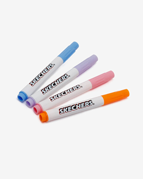 Skechers Sport Court 92 - Color Me Kicks Büyük Kız Çocuk Beyaz Sneakers 302213L WMLT-15