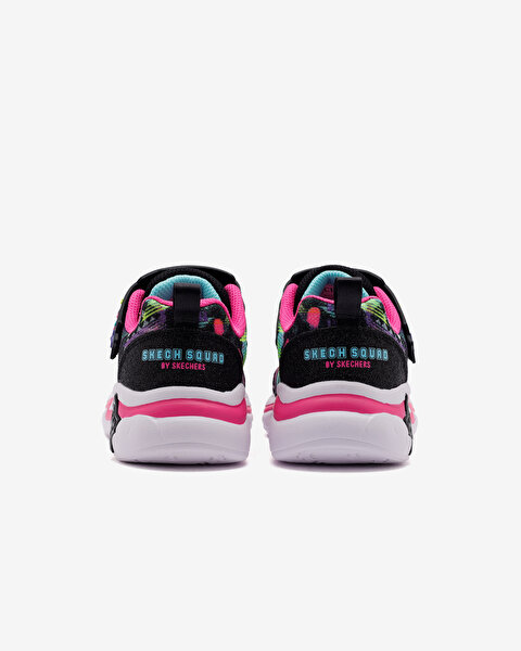 Skechers Snuggle Sneaks - Skech Squad Büyük Kız Çocuk Siyah Spor Ayakkabı 302214L BKMT-4