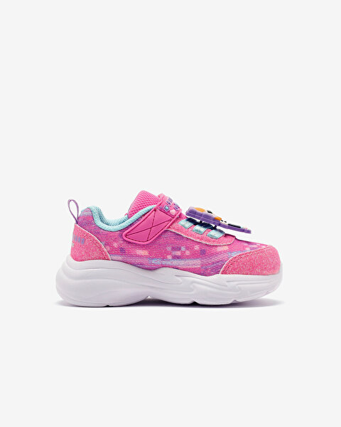 Skechers Snuggle Sneaks - Skech Squad Küçük Kız Çocuk Pembe Spor Ayakkabı 302214N PKMT-1