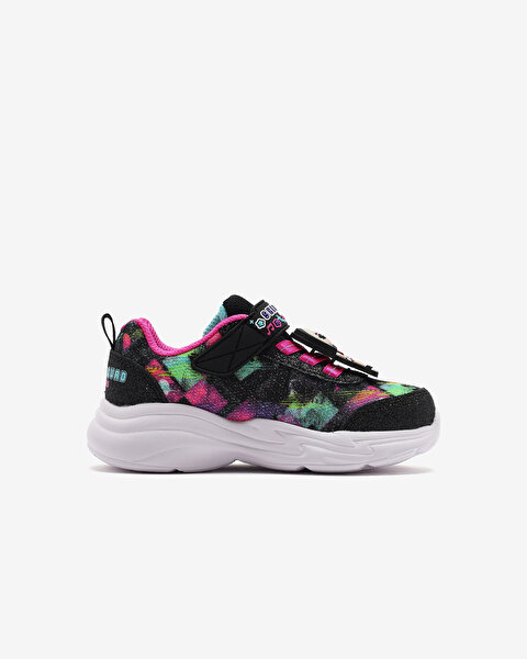 Skechers Snuggle Sneaks - Skech Squad Küçük Kız Çocuk Siyah Spor Ayakkabı 302214N BKMT-1