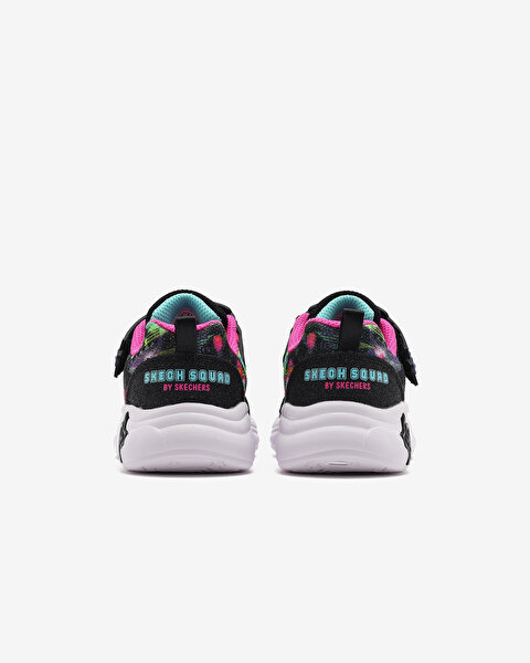 Skechers Snuggle Sneaks - Skech Squad Küçük Kız Çocuk Siyah Spor Ayakkabı 302214N BKMT-4