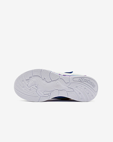 Skechers Unicorn Chaser Büyük Kız Çocuk Mavi Işıklı Spor Ayakkabı 302298L BLMT-3