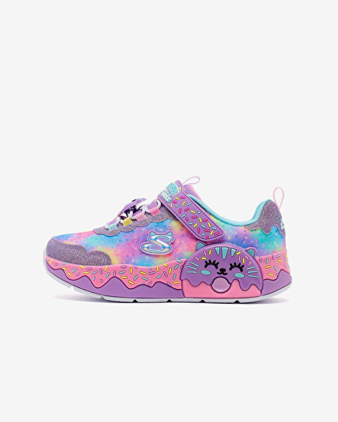 Skechers Donut Kitty Büyük Kız Çocuk Mor Spor Ayakkabı 302367L LVMT