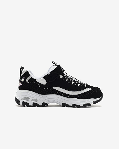 Skechers D'lites Büyük Kız Çocuk Siyah Sneakers 302540L BKW-1