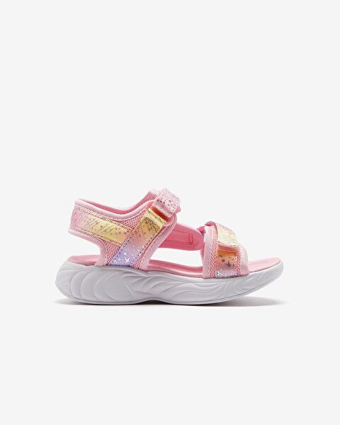 Skechers Unicorn Dreams Sandal - Majestic Bliss Küçük Kız Çocuk Pembe Işıklı Sandalet 302682N LPMT-2