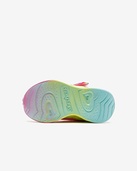 Skechers Heart Lights  -  Color Joyful Küçük Kız Çocuk Pembe Işıklı Spor Ayakkabı 302684N PKMT-4
