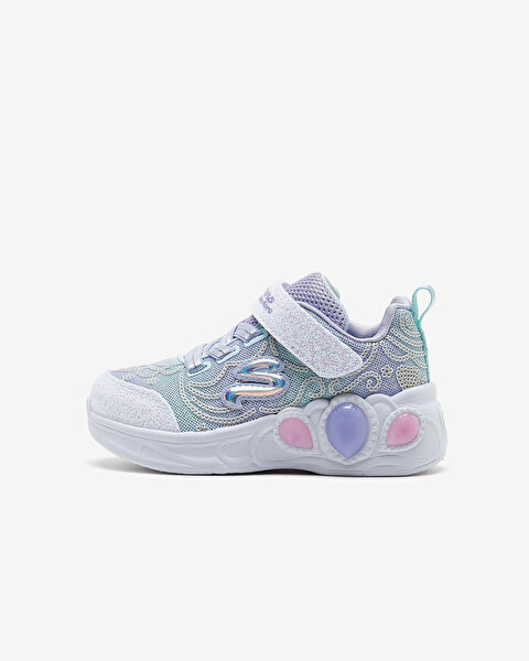 Skechers Princess Wishes Küçük Kız Çocuk Mor Işıklı Spor Ayakkabı 302686N LVMT