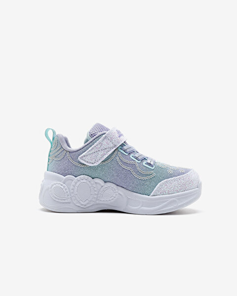 Skechers Princess Wishes Küçük Kız Çocuk Mor Işıklı Spor Ayakkabı 302686N LVMT-2