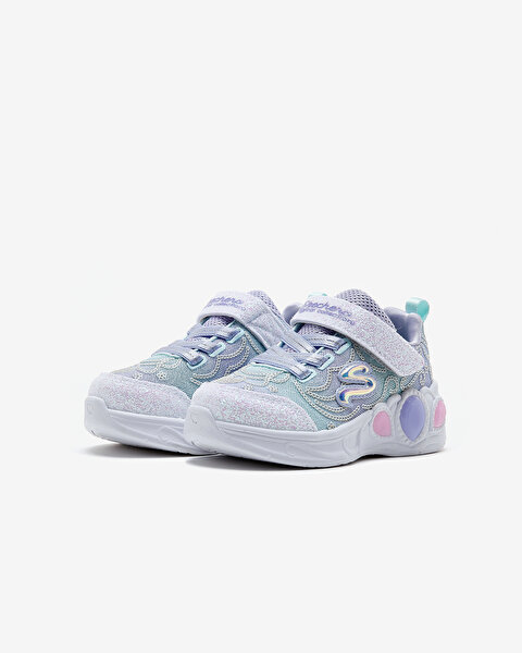 Skechers Princess Wishes Küçük Kız Çocuk Mor Işıklı Spor Ayakkabı 302686N LVMT-3