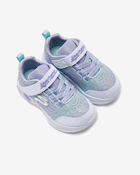Skechers Princess Wishes Küçük Kız Çocuk Mor Işıklı Spor Ayakkabı 302686N LVMT-6