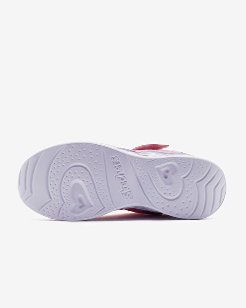 Skechers Heart Lights  -  Retro Hearts Büyük Kız Çocuk Pembe Işıklı Spor Ayakkabı 302689L LPMT-4