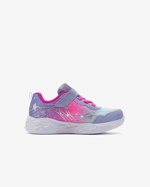 Skechers Unicorn Charmer - Lil Stellar Küçük Kız Çocuk Mor Işıklı Spor Ayakkabı 302694N LVHP-2