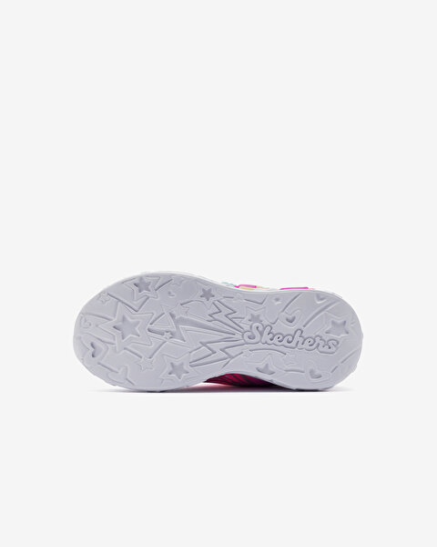 Skechers Unicorn Charmer - Lil Stellar Küçük Kız Çocuk Mor Işıklı Spor Ayakkabı 302694N LVHP-4