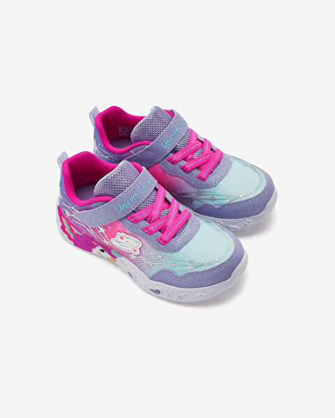 Skechers Unicorn Charmer - Lil Stellar Küçük Kız Çocuk Mor Işıklı Spor Ayakkabı 302694N LVHP-6