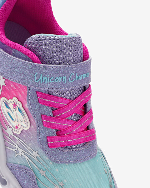 Skechers Unicorn Charmer - Lil Stellar Küçük Kız Çocuk Mor Işıklı Spor Ayakkabı 302694N LVHP-9