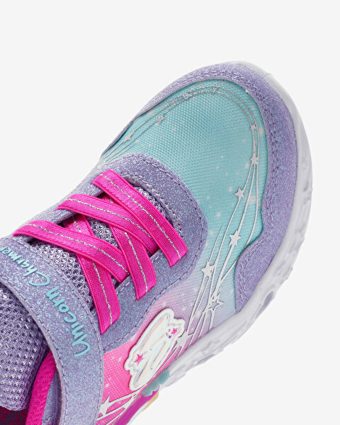 Skechers Unicorn Charmer - Lil Stellar Küçük Kız Çocuk Mor Işıklı Spor Ayakkabı 302694N LVHP-10