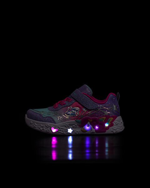 Skechers Unicorn Charmer - Lil Stellar Küçük Kız Çocuk Mor Işıklı Spor Ayakkabı 302694N LVHP-11