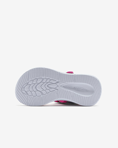 Skechers Sola Glow Sandal Büyük Kız Çocuk Gri Işıklı Sandalet 303024L SLHP-4