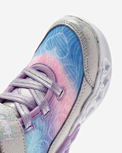 Skechers Infinite Heart Lights - Lovin Hearts Küçük Kız Çocuk Gri Işıklı Bot 303054N SMLT-10