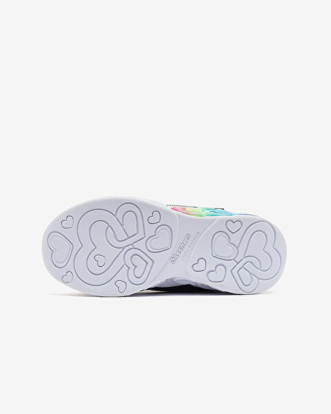 Skechers Infinite Heart Lights Büyük Kız Çocuk Lacivert Işıklı Bot 303054L NVMT-4