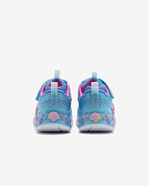 Skechers Mermaid Dreams Büyük Kız Çocuk Mavi Işıklı Spor Ayakkabı 303060L BLMT-5