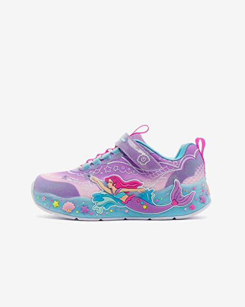 Skechers Mermaid Dreams Büyük Kız Çocuk Mor Işıklı Spor Ayakkabı 303060L LVMT