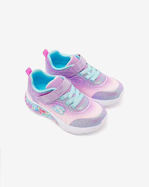 Skechers My Dreamers Küçük Kız Çocuk Mor Işıklı Spor Ayakkabı 303061N LVMT-5