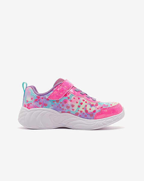 Skechers Unicorn Dreams Büyük Kız Çocuk Pembe Işıklı Spor Ayakkabı 303063L PKMT-2