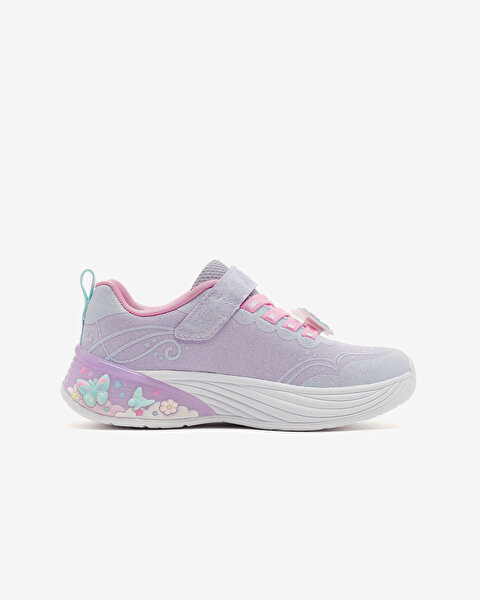 Skechers Butterfly Bliss Büyük Kız Çocuk Mor Işıklı Spor Ayakkabı 303065L LVMT-2