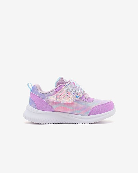 Skechers Jumpsters Küçük Kız Çocuk Mor Işıklı Spor Ayakkabı 303068N LAV-2