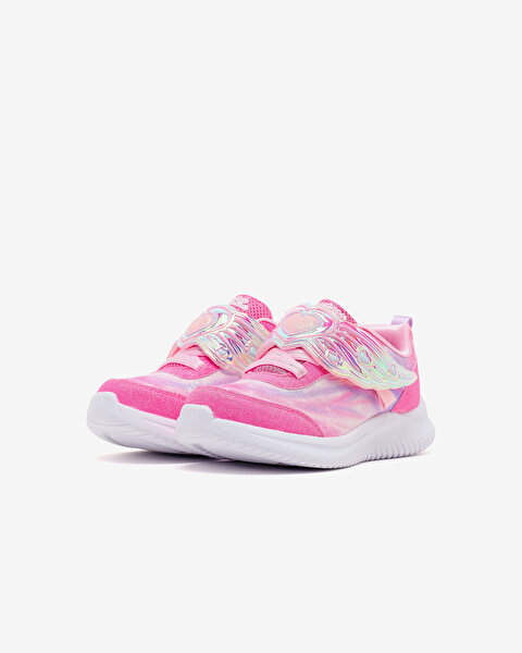 Skechers Jumpsters Küçük Kız Çocuk Pembe Işıklı Spor Ayakkabı 303068N PNK-2