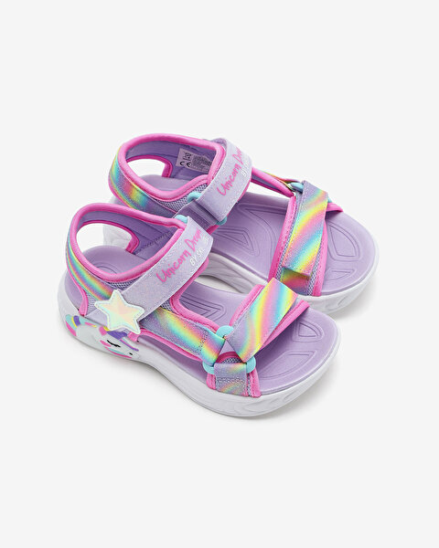 Skechers Unicorn Dreams Sandal-dreamy Unicorns Büyük Kız Çocuk Mor Işıklı Sandalet 303107L LVMT-6