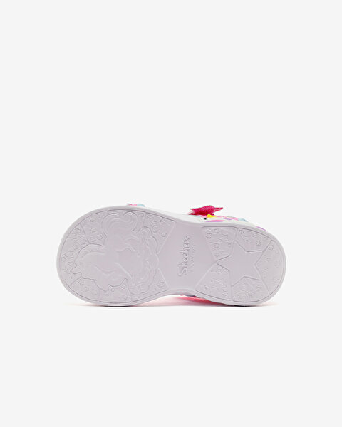 Skechers Unicorn Dreams Sandal Küçük Kız Çocuk Pembe Işıklı Sandalet 303107N PKMT-4