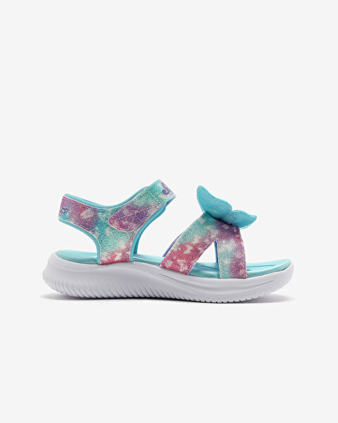 Skechers Jumpsters Sandal - Butterfly Brites Büyük Kız Çocuk Mavi Işıklı Sandalet 303109L AQMT-2