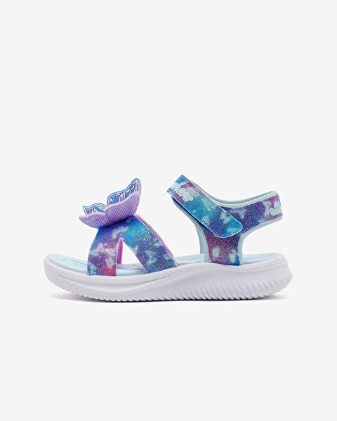 Jumpsters Sandal Büyük Kız Çocuk Mavi Işıklı Sandalet 303109L BLMT