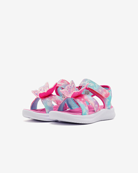 Skechers Jumpsters Sandal Küçük Kız Çocuk Pembe Işıklı Sandalet 303109N PKMT-3