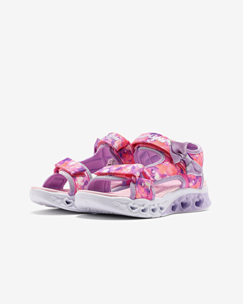 Skechers Flutter Hearts Sandal-blurry Love Büyük Kız Çocuk Pembe Işıklı Sandalet 303110L PKLV-3
