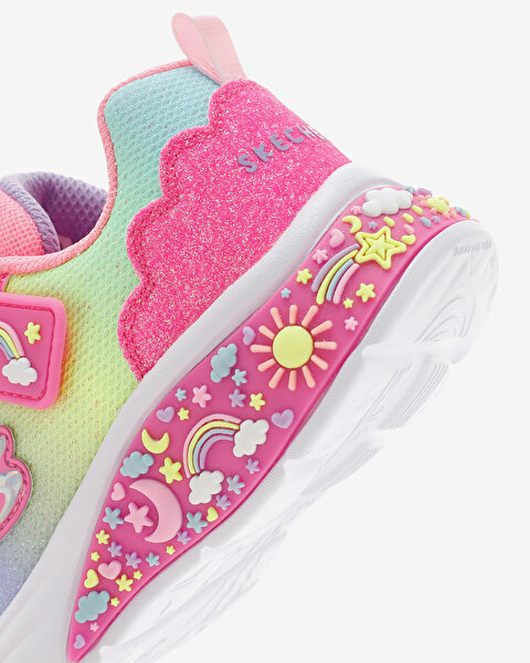 Skechers My Dreamers Küçük Kız Çocuk Pembe Işıklı Spor Ayakkabı 303157N PKMT-9