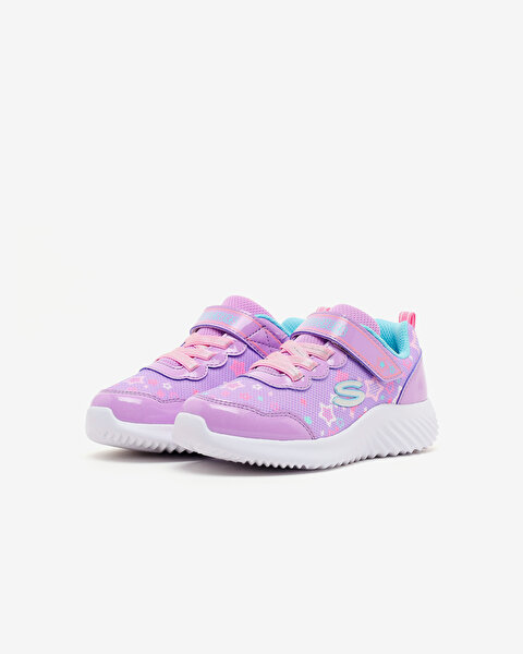 Skechers Bounder - Lil Star Friends Küçük Kız Çocuk Mor Spor Ayakkabı 303167N LVMT-2