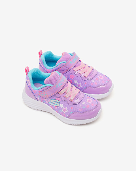 Skechers Bounder - Lil Star Friends Küçük Kız Çocuk Mor Spor Ayakkabı 303167N LVMT-4
