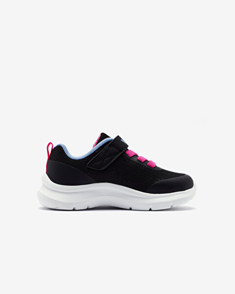Skechers Skech Fast Küçük Kız Çocuk Siyah Spor Ayakkabı 303168N BKMT-1
