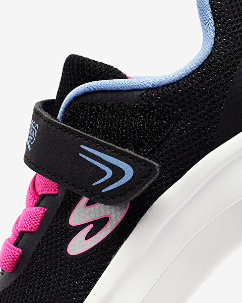 Skechers Skech Fast Küçük Kız Çocuk Siyah Spor Ayakkabı 303168N BKMT-8