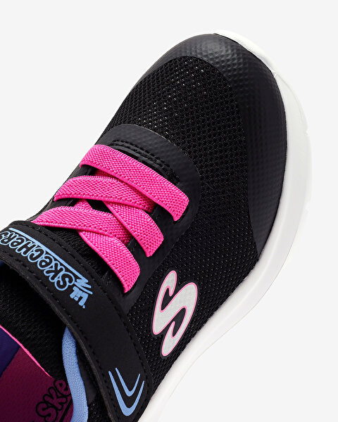 Skechers Skech Fast Küçük Kız Çocuk Siyah Spor Ayakkabı 303168N BKMT-9