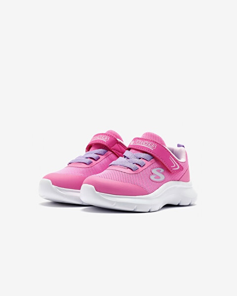Skechers Skech Fast Küçük Kız Çocuk Pembe Spor Ayakkabı 303168N PKMT-2