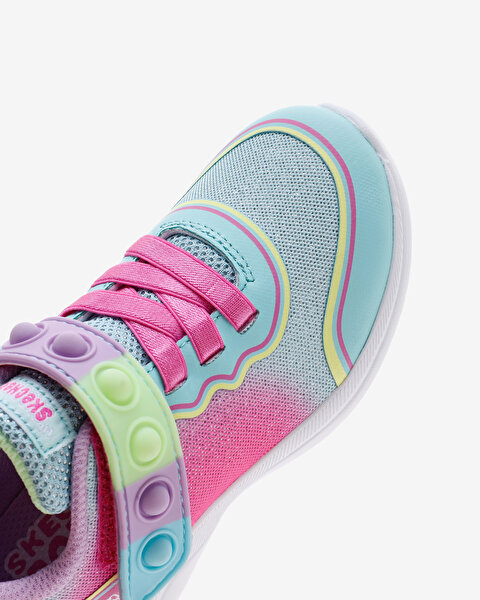 Skechers Skech - Stepz 2.0  -  Lil Pops Küçük Kız Çocuk Mavi Spor Ayakkabı 303182N AQMT-9