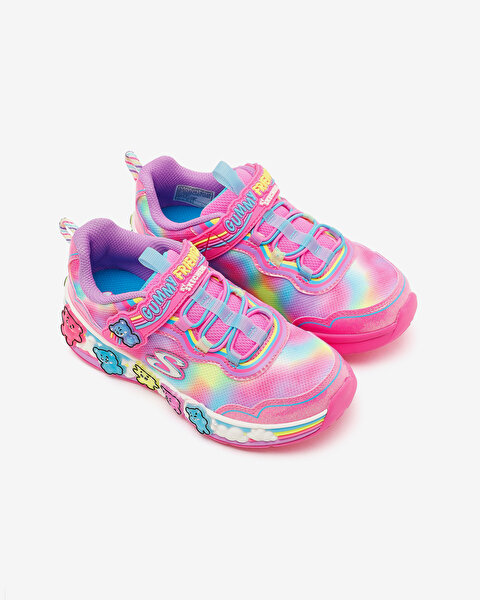 Skechers Gummy Friends Büyük Kız Çocuk Pembe Spor Ayakkabı 303205L HPMT-4