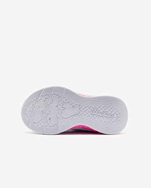 Skechers Flutter Heart Lights - Groovy Swirl Küçük Kız Çocuk Mor Işıklı Spor Ayakkabı 303253N LVAQ-6