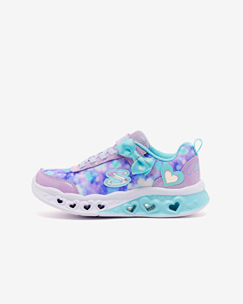 Flutter Heart Lights - Blurred Love Büyük Kız Çocuk Mor Işıklı Spor Ayakkabı 303255L LVTQ